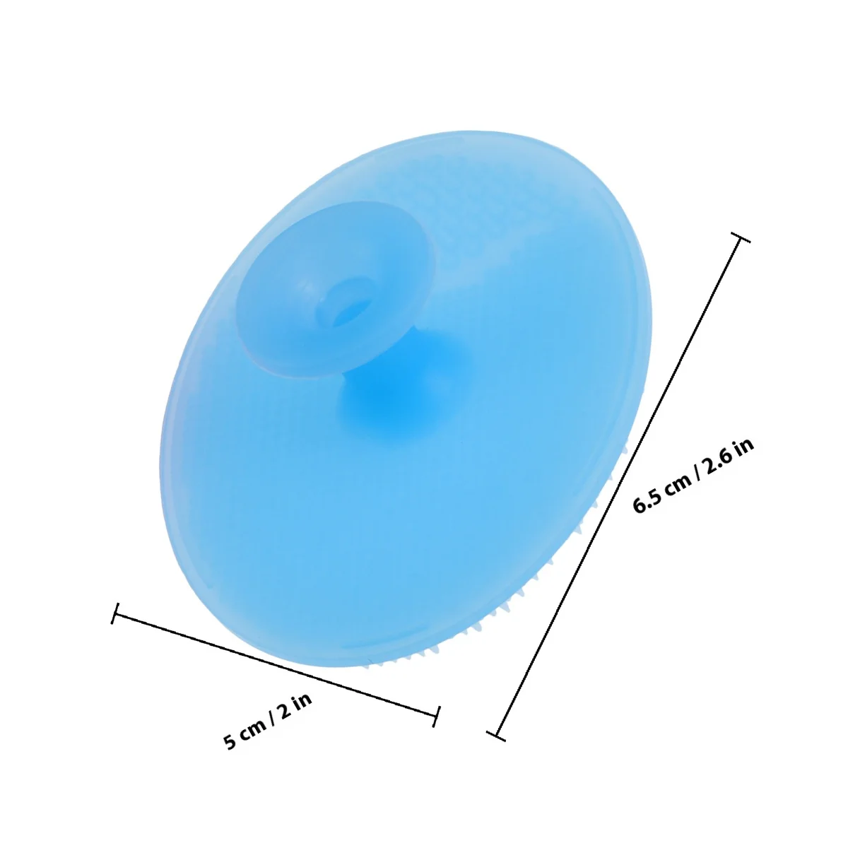 2 قطعة فرشاة وجه سيليكون وسادة تنظيف الوجه للبشرة الحساسة عدم الانزلاق مقبض منظف الجسم أداة خفيفة مضادة للبكتيريا للجميع #3