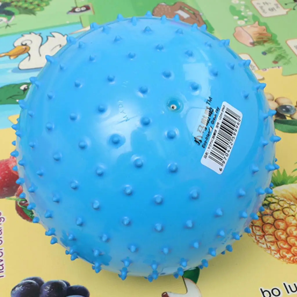 Knobby Bouncy Ball Toy PVC Spiky Bouncy Ball Sensory Balls Sport Ball Toy for Kids Outdoor Indoor Play Yoga Massage Ball Set
