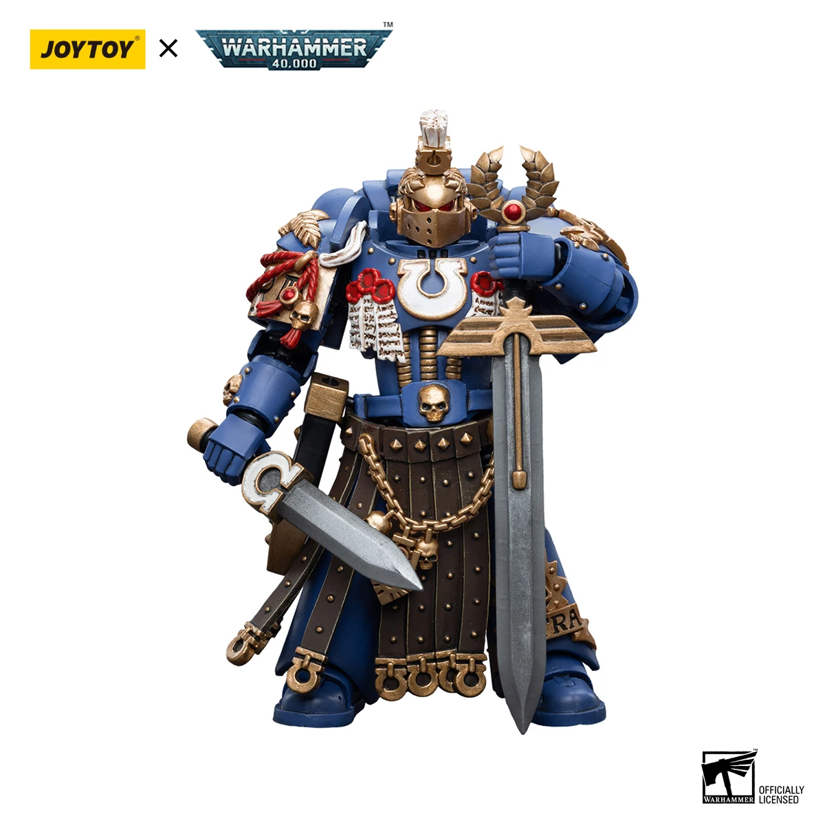 [IN STOCK]1/18 JOYTOY Warhammer 40K Action Figure Ultramarines Honour Guard Anime Figures Toys Collection Model