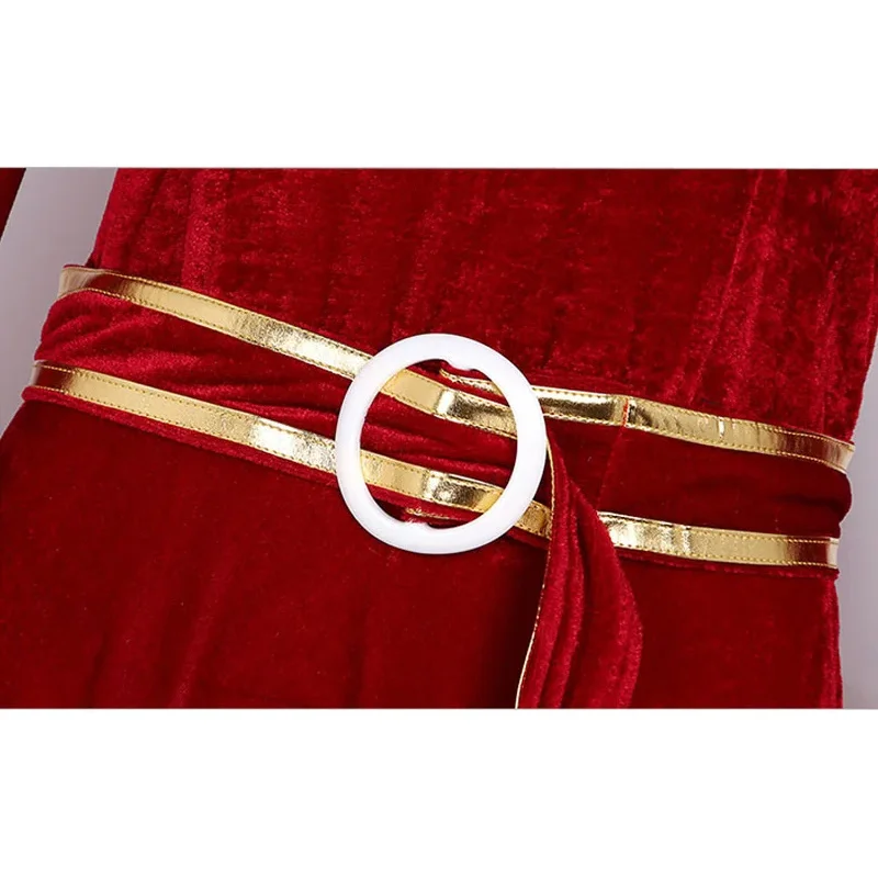 SS23 Disfraz de Cosplay de Anime para madre Gothel, vestido largo de princesa roja para mujer adulta, cinturón con capa, trajes, vestido de baile de Carnaval de Halloween