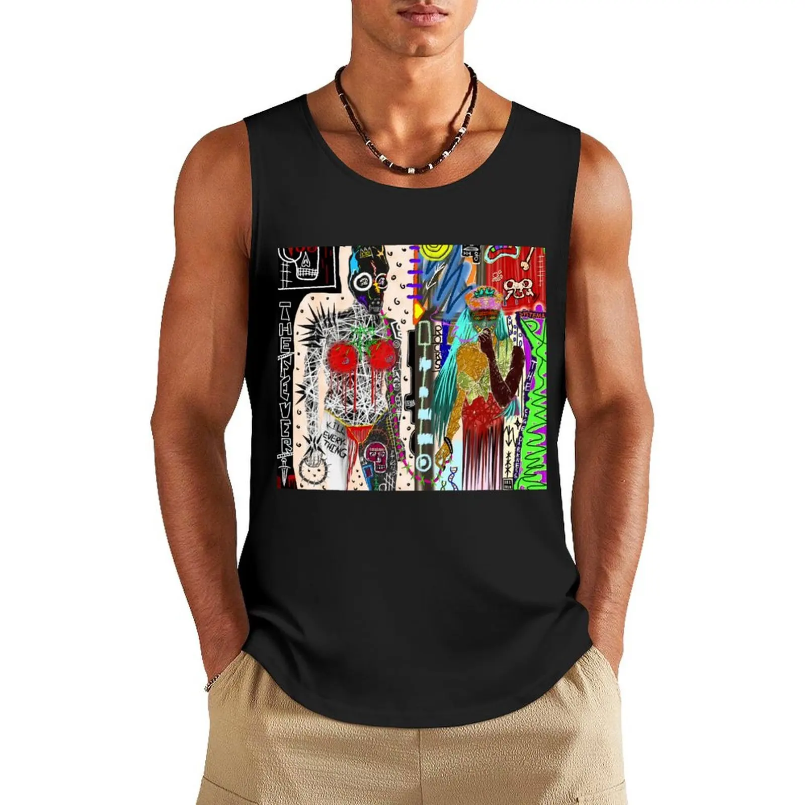 

The Money Store Trash Catalog Version Tank Top Men's gym t-shirts running shirt underwear fashion 2025 man