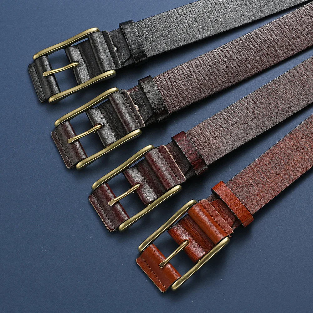 

Men's PU Needle Buckle Belt with Multiple Eyelets, Simple and Fashionable Belt, Alloy Buckle, Casual and Versatile Belt