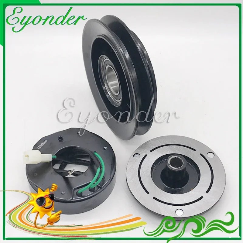 

AC A/C Air Conditoning Compressor Magnetic Electromagnetic Clutch Pulley 24V Single B PV1 for Hino truck