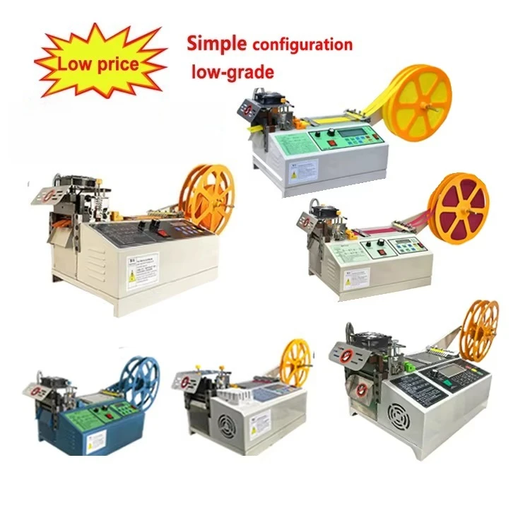 High Efficiency Digital Auto Collect Hot Cut Satin Ribbon Cutting Machine