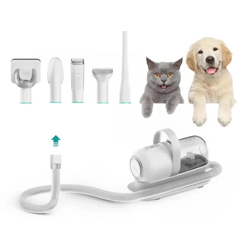 Low Noise Dog Cat Mascotas Pet Hair Remover Pet  Grooming Kit Vacuum Cleaner