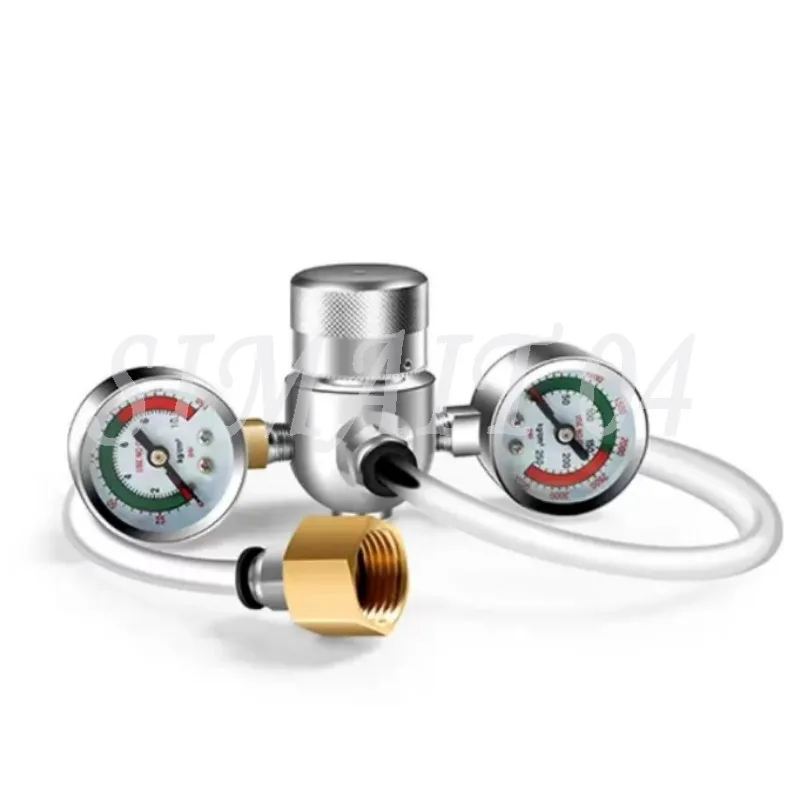 Cream Foam Pressure Reducing Valve Connected To M11 * 1Cylinder Double Table Pressure Reducing Valve Output 0-0.7 MPa Adjustable