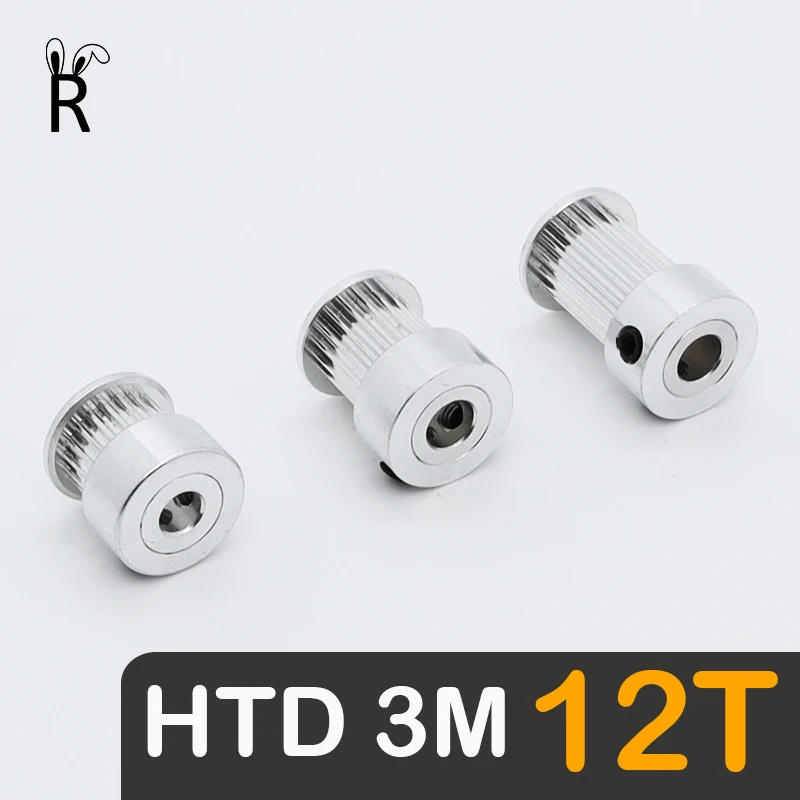 

HTD 3M 12Teeth Synchronous Wheels Bore 3/3.17/4/5/6/6.35/7mm Belt Width 6/10/15mm 3M 12T Pulley Gears Timing Pulley HTD3M Pulley