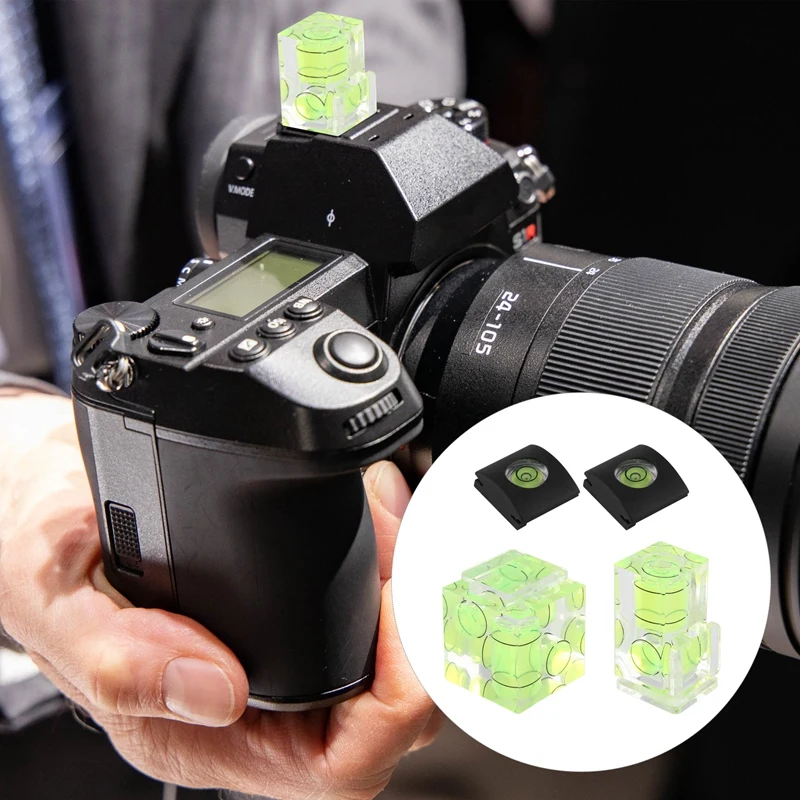 Hot Shoe Level,Camera Bubble Level Hot Shoe Bubble Level Combo For Dslr Film Camera Canon Nikon Olympus