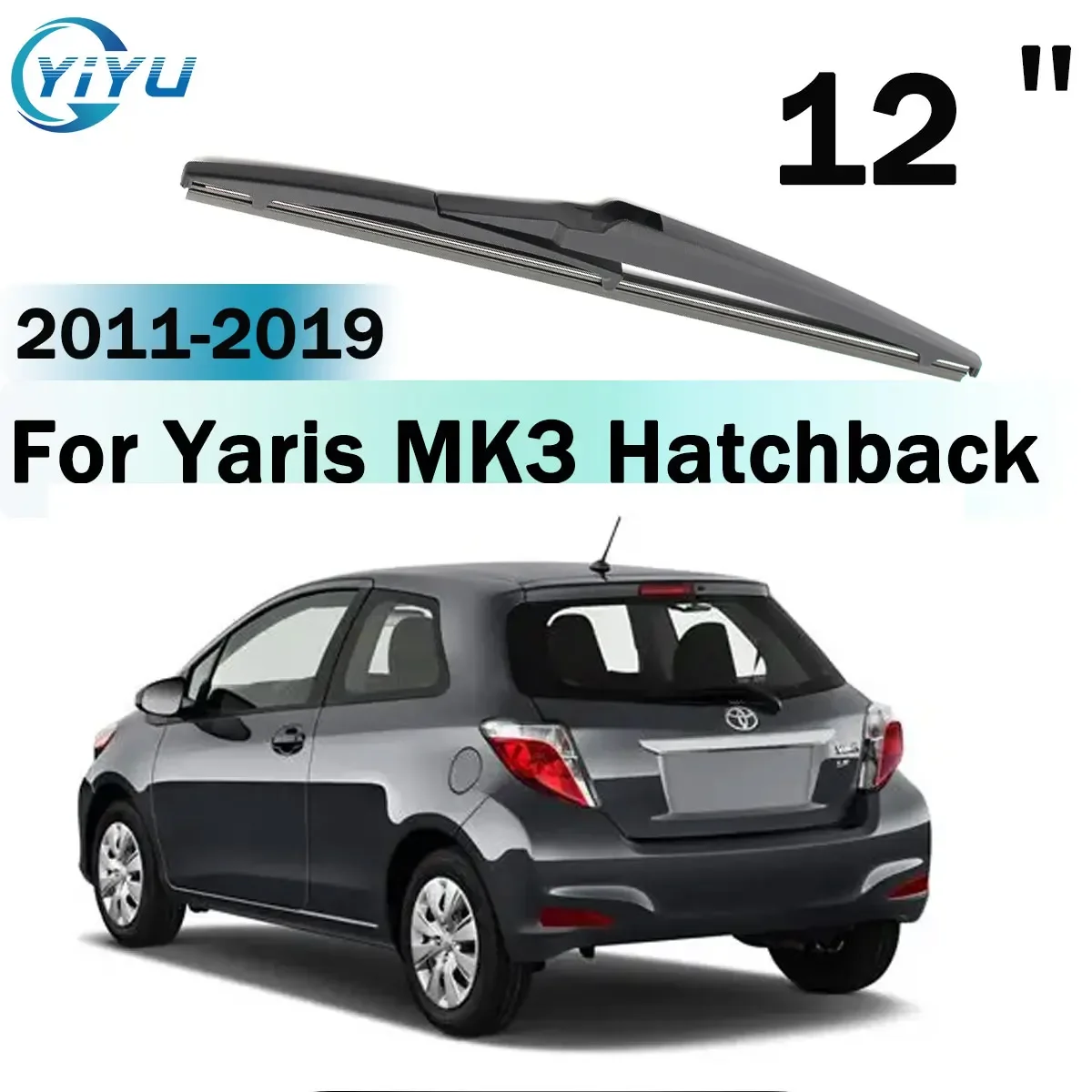 11" Car Windshield Windscreen Rear Wiper Blade For Toyota Yaris MK3 Hatchback 2011-2019 Rear Wiper Blade Car Accessories