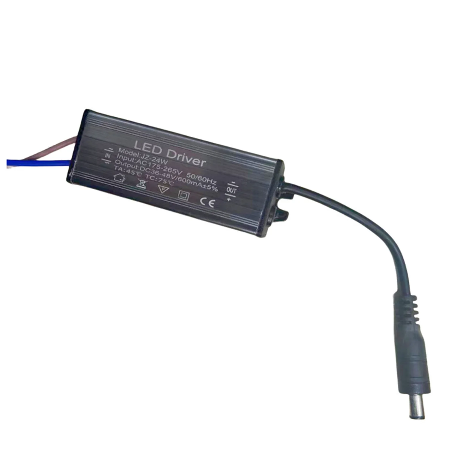 600mA LED Power 24W Constant Current AC 175-265V Input Compact Design DC 36-48V Output High Efficiency IP66 Protection Level
