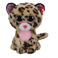 Ty Beanie Boos Plush Toy Livvie The Leopard Doll Animal Anime Collection