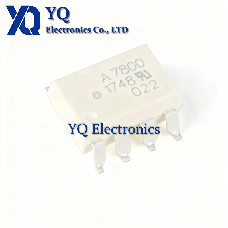 10PCS/lot New OriginaI A7800 A7800A HCPL-7800 HCPL7800 SOP-8 Optocoupler isolation amplifier