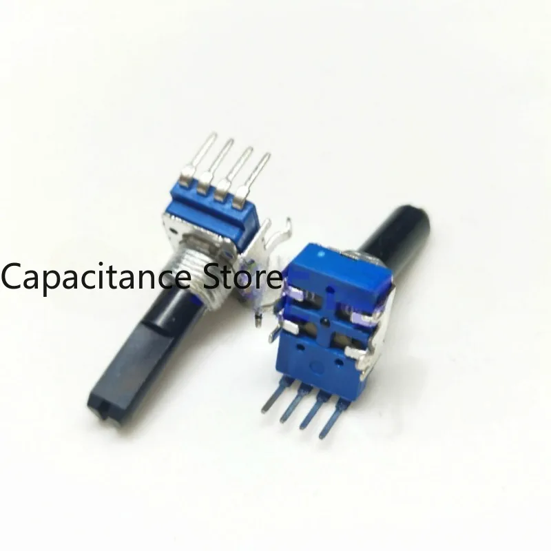 5PCS High Quality RK11 Type Rotary Potentiometer 4 Pin B10K with Midpoint DJ 103B