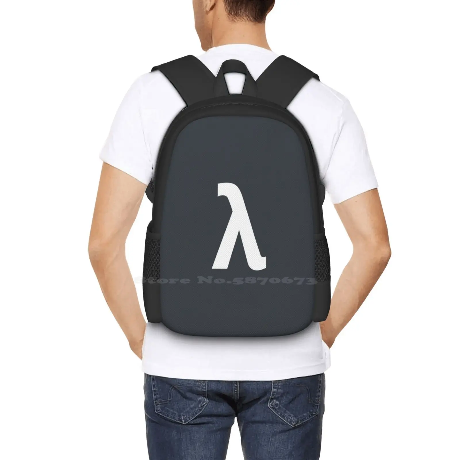 Lambda Fashion Pattern Design Travel Laptop School Backpack Bag Lambda Gordon Cloudformation Aws