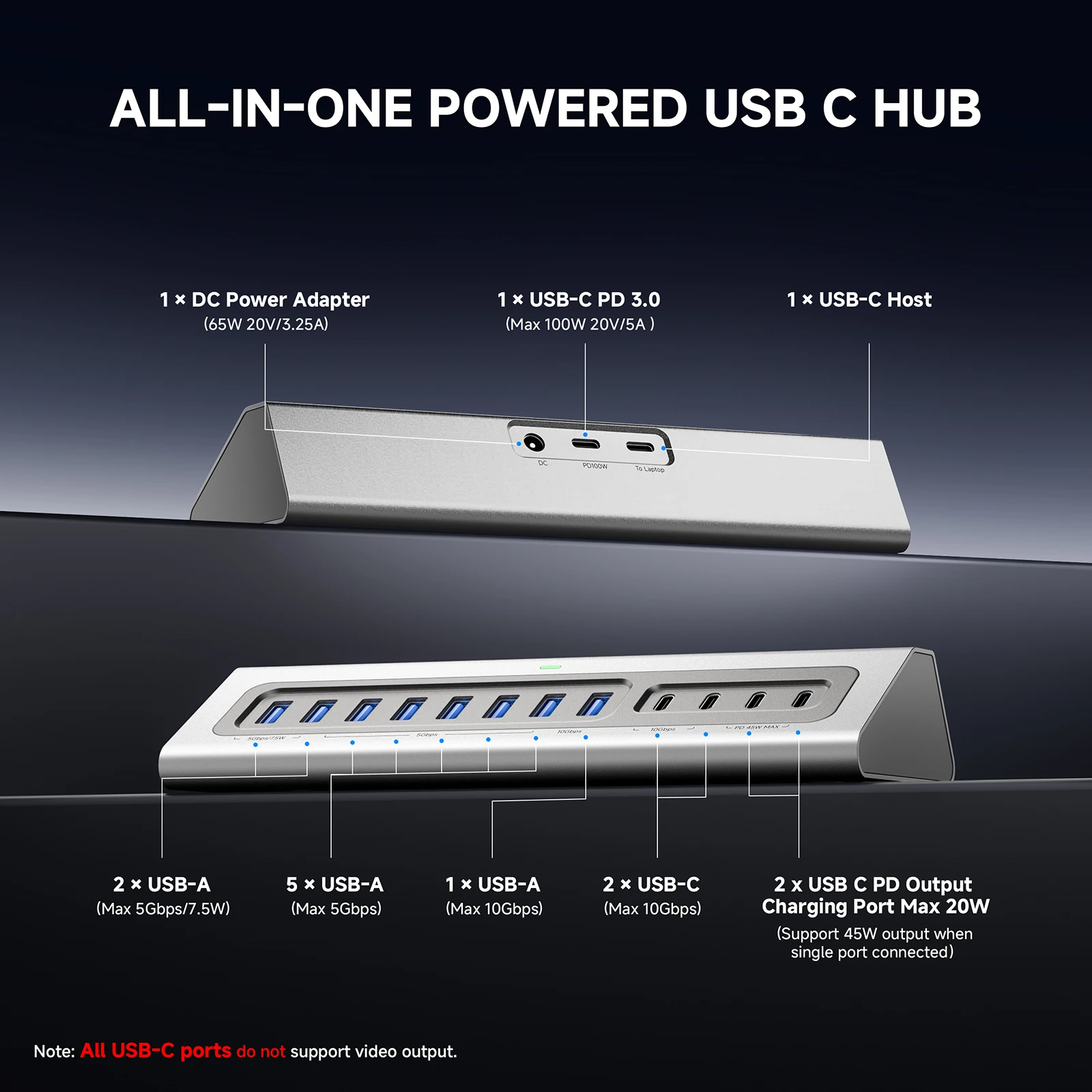USB-Hub mit Stromversorgung 15 – Usb Hub 7 Port Bewertung und Preis