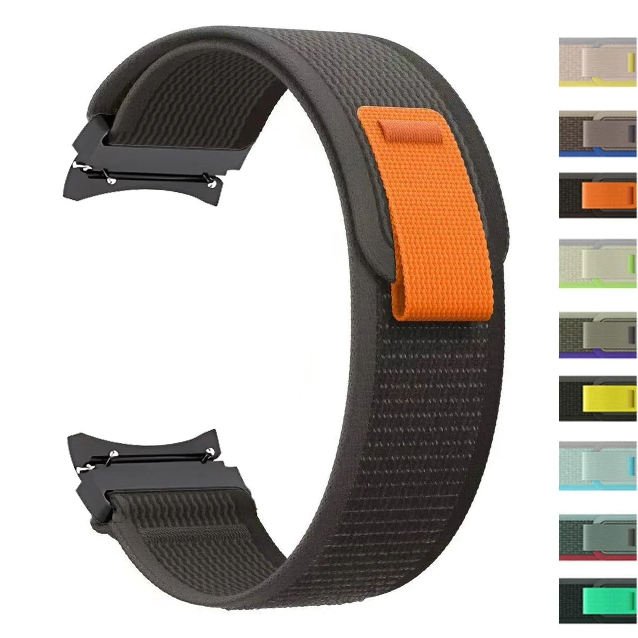 Nylon Loop Strap For Samsung Galaxy Watch 7 6 5 40mm 44mm Adjustable Bracelet Watchband For Galaxy 4 6 Classic Band Accessories