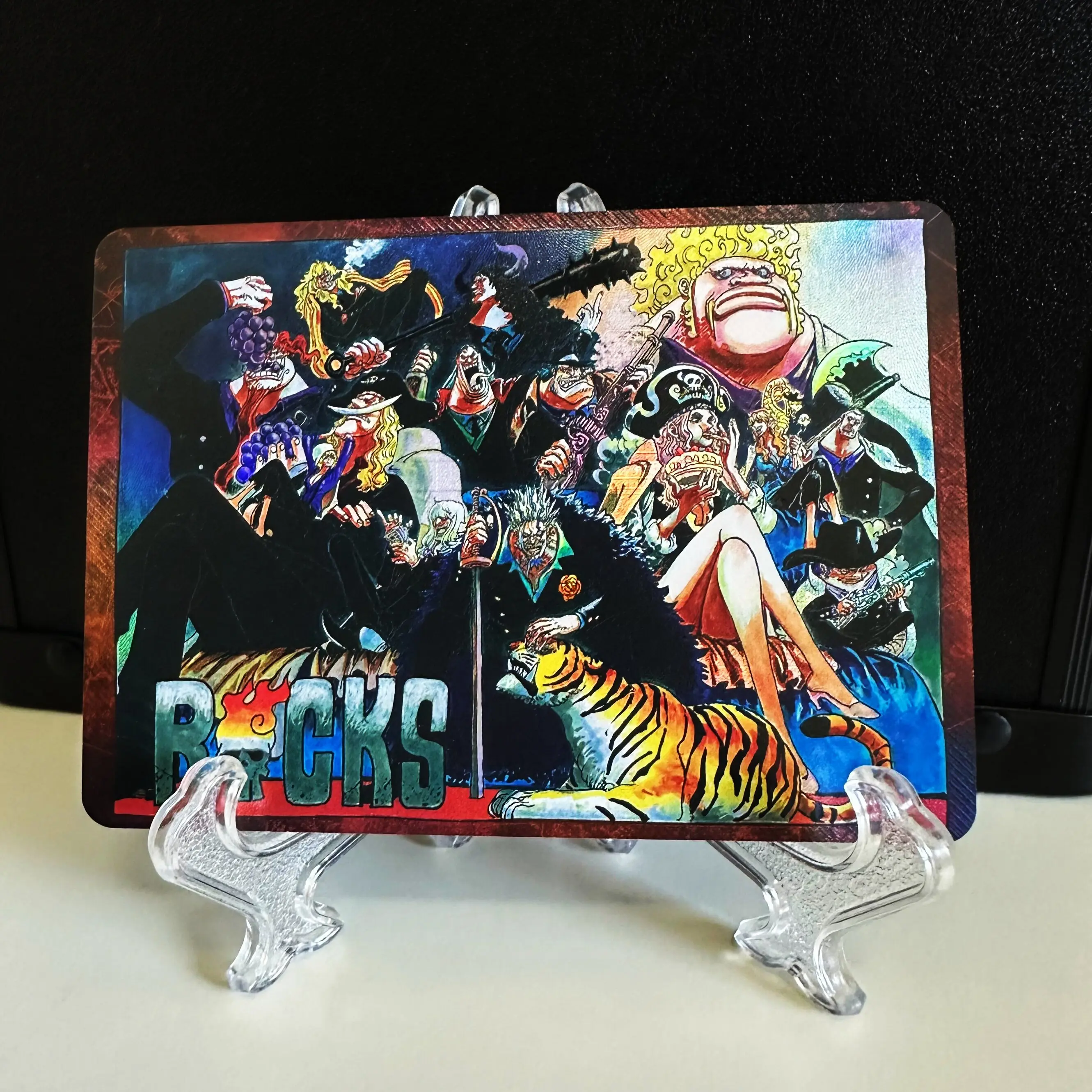 DIY One Piece OPCG Card DIY Homemade Card Monkey D. Luffy Color Page Surrounding Autumn Roasted Sweet Potato Straw Hat Group