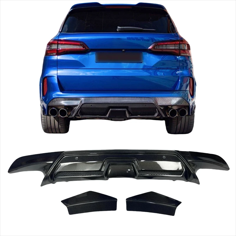 

Карбоновый задний диффузор в стиле Rng для F95 X5M, карбоновая передняя губа-сплиттер