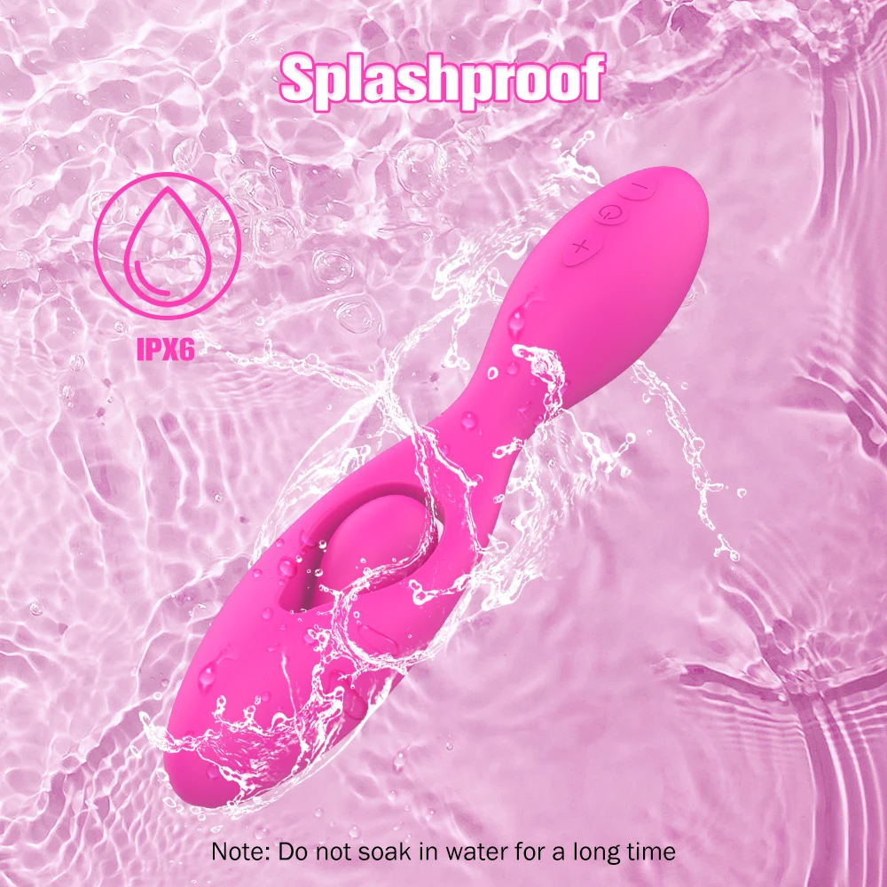 Liquid Silicone Vibrator Powerful Dual 10 Vibration G-Spot Female Dildo Vagina Clitoris Couple Bendable Wearable Outdoor Sex Toy