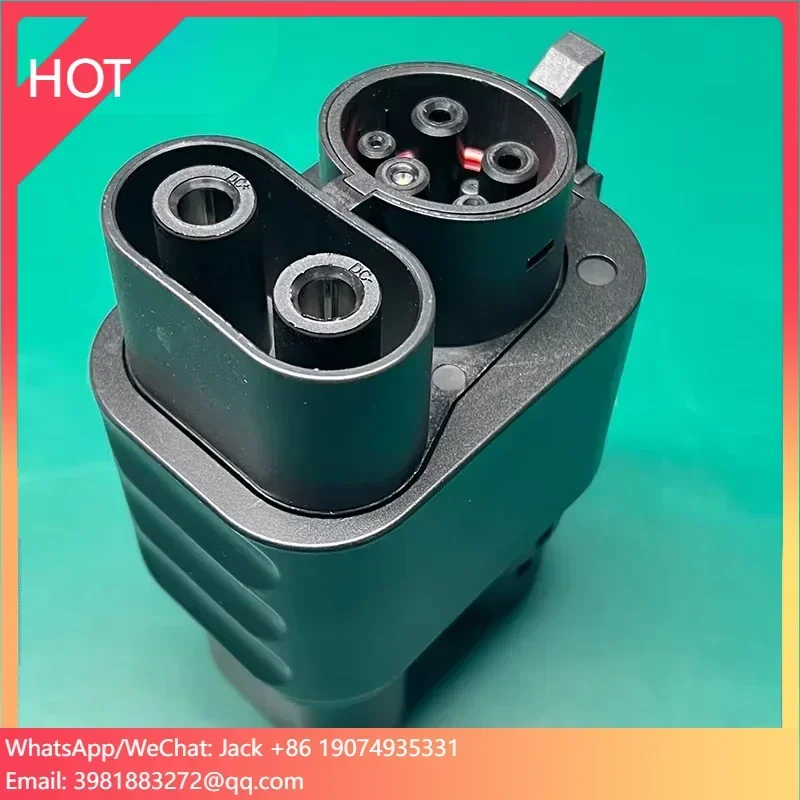 New Condition Electric Vehicle Charging Adapter CCS2 To CCS1 250V Converter EV Charger Connector EVSE Adaptor Plug DC Charging