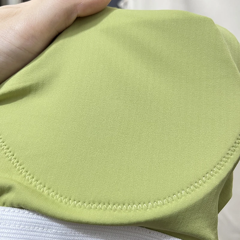 Nahtloses Damen-Sporttop mit Neckholder-Ausschnitt, einteiliger Beauty-Back-Sport-BH, kleiner Träger-BH, Yoga-Oberteil mit Brustpolster – Detail 9