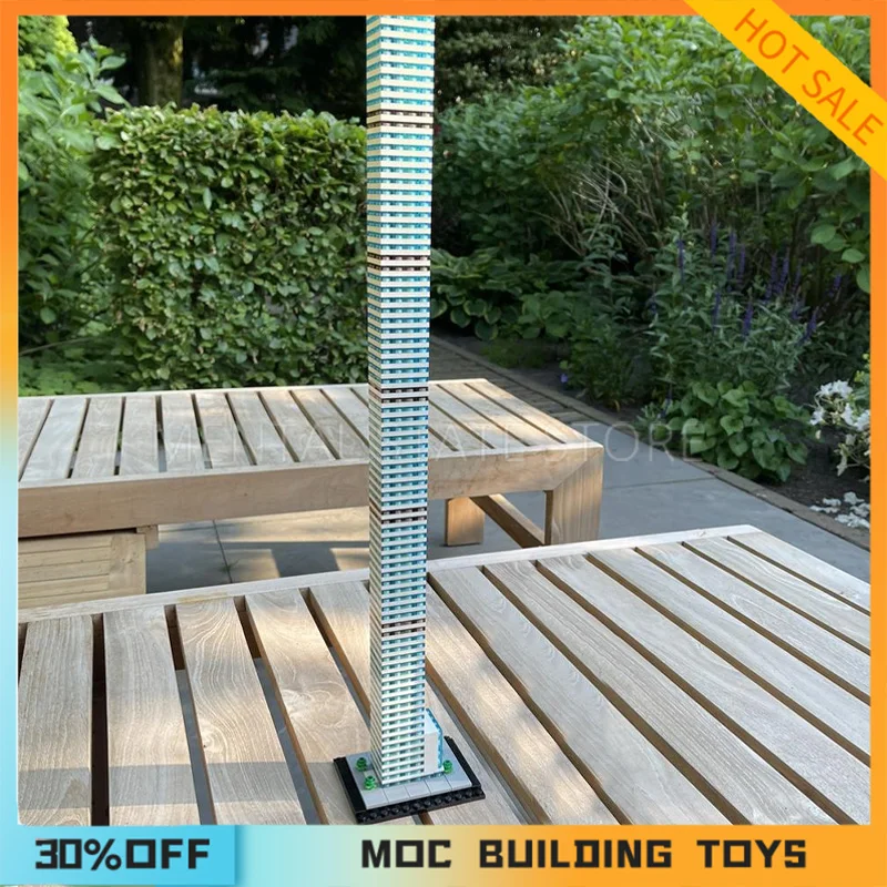 649PCS Customized MOC 432 Park Avenue 1:800 Scale Building Blocks Technology Bricks DIY Creative Assembly Education Toy Gifts