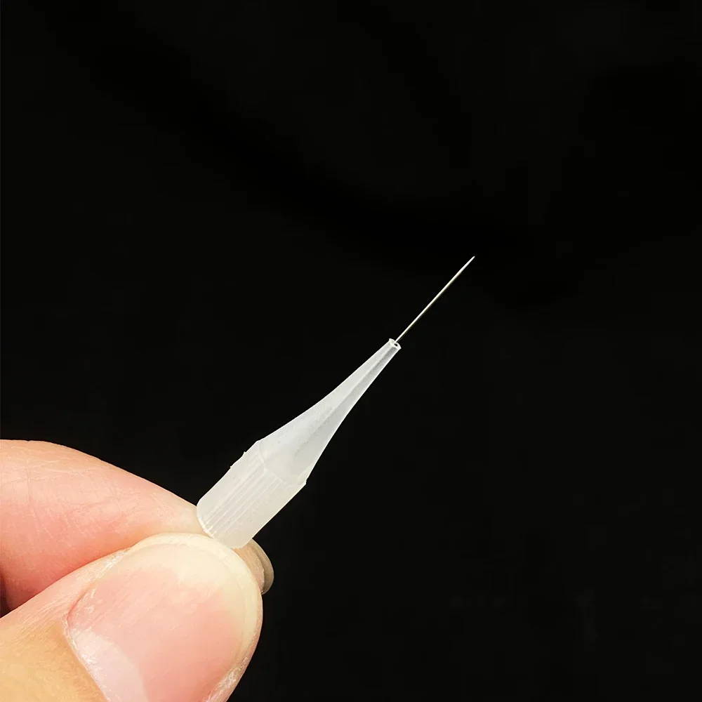 50Pcs 1RL Permanent Makeup Needle Tip Eyebrow Tattoo Needle Caps Nozzle For Sunshine & Giant sun G-8650 G-9740 Tattoo Machine