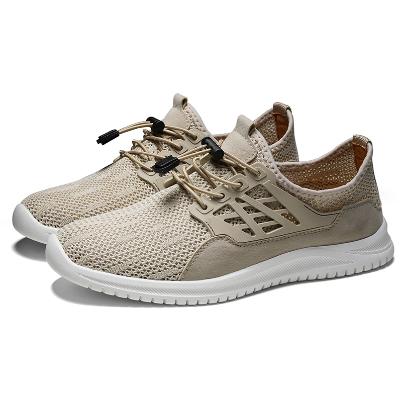 

Men's Mesh Shoes Summer Mesh Shoes Casual Korean Version Sneakers Men's Summer New Fashion Lightweight Breathable Soft Sole