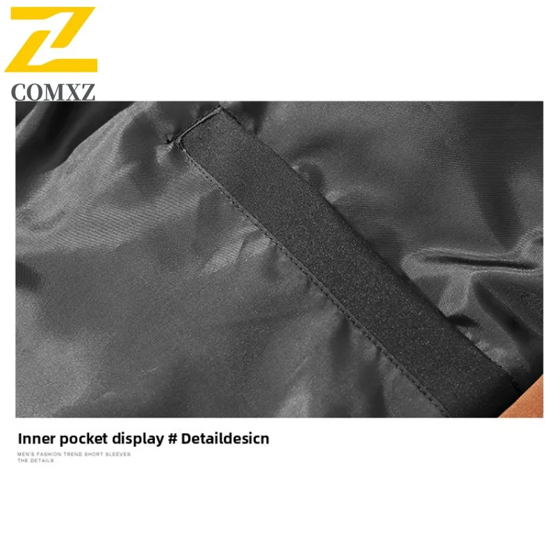 COMXZ 2025 Winter Graphene Lined Unisex Puffer Jacket American style Two Piece Waterproof Windproof Outdoor Hooded Cotton Coat