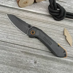 6280 Folding Pocket Knife 8Cr13Mov Blade Carbon Fiber Handle High Quality Outdoor EDC Camping Hiking Survival Cutting Tool