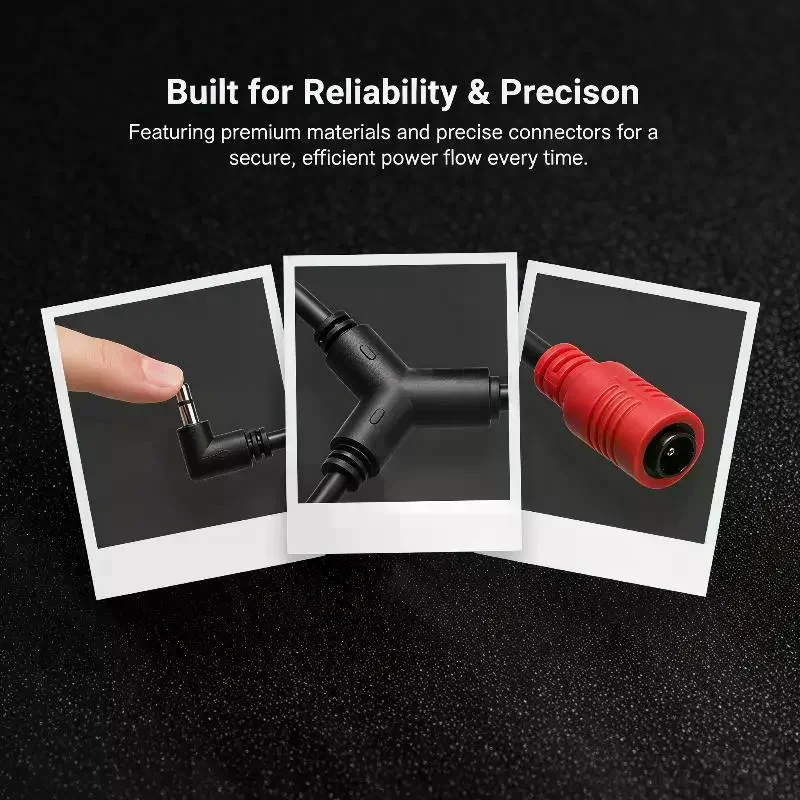 7-36V Tee Cable Perfect for Air Conditioned Clothing and Portable Cooling Fan Assembly