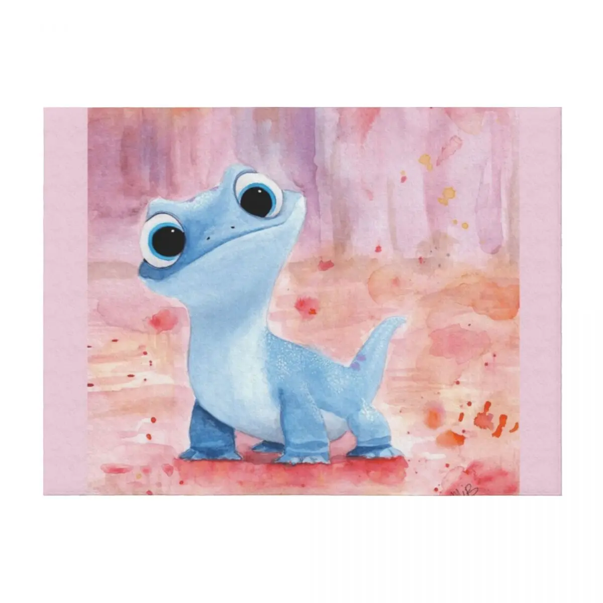 Bruni, the fire salamander Throw Blanket Soft Big Winter beds Plaid on the sofa Blankets