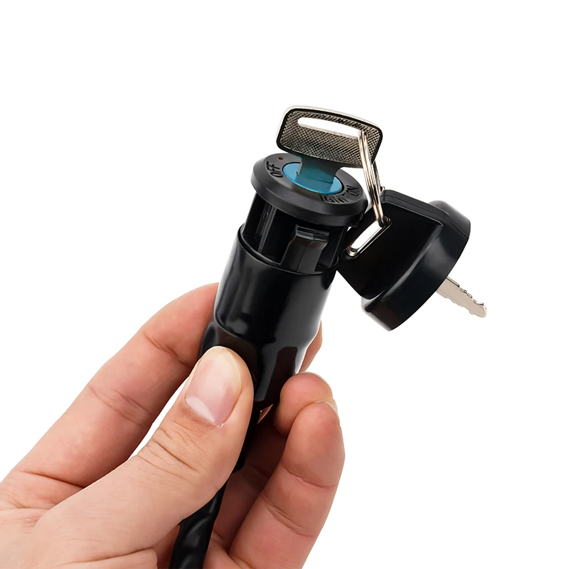 สวิตช์กุญแจรถจักรยานยนต์ ล็อคประตูไฟฟ้า สำหรับรถสามล้อฮอนด้า บิ๊กเรด ATV ATC250ES ปี 1985-1987 35010-HA0-680 35010-HA0-681