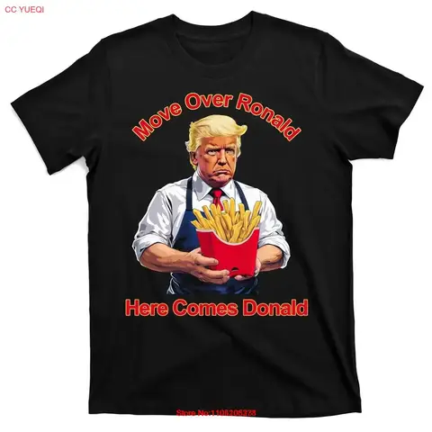 Move Over Ronald Heres Comes Donald T Shirt vintage Washed Slightly Unisex Breathable Comfortable Stylish designer clothes
