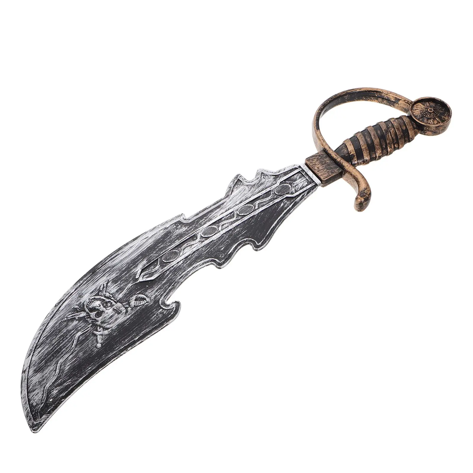 해적 검 성인 가짜 검 어린이를위한 경량 플라스틱 검 파티 의상 소품 내구성 재사용 가능한 남성 해적