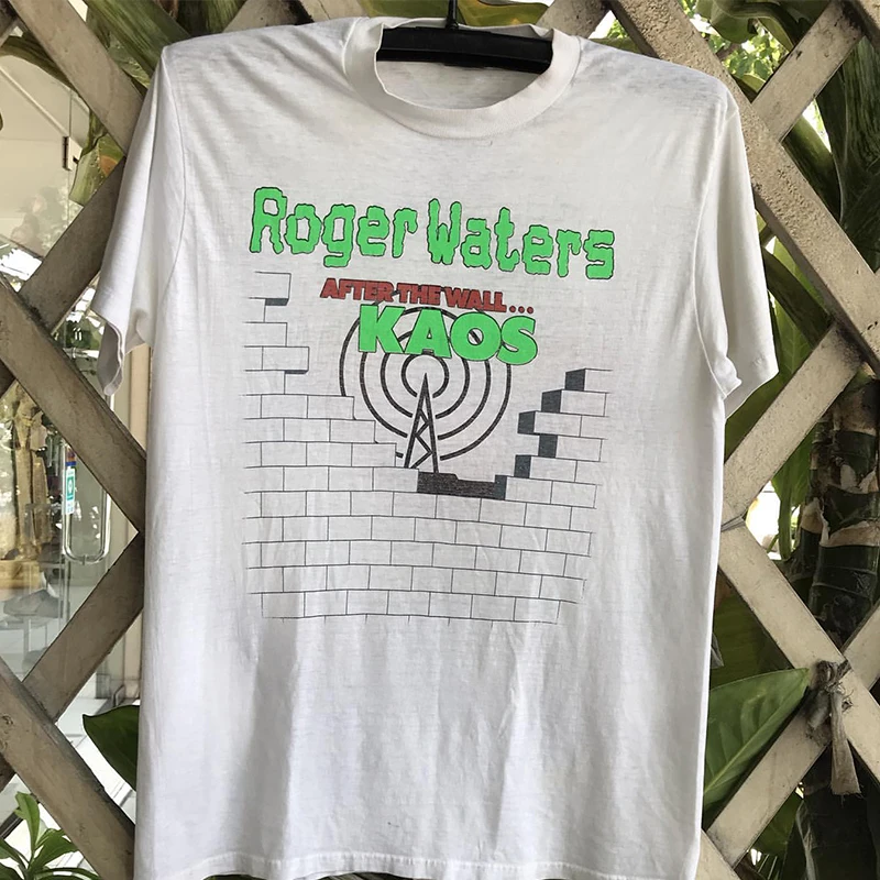 Roger Waters Vintage Rock Singer High Street FOG Short Sleeve Men's T-shirt Cotton Casual Summer Fashion Youthful Print Design