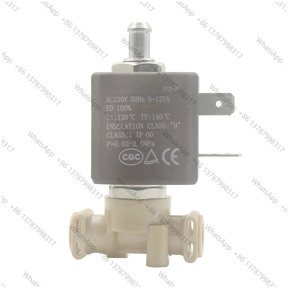 JYZ-3F 20bar 3 Way AC230V Cannula Iron Steam Water Solenoid Valve for Coffee Markers / Smoke lampblack machine / Gas,etc