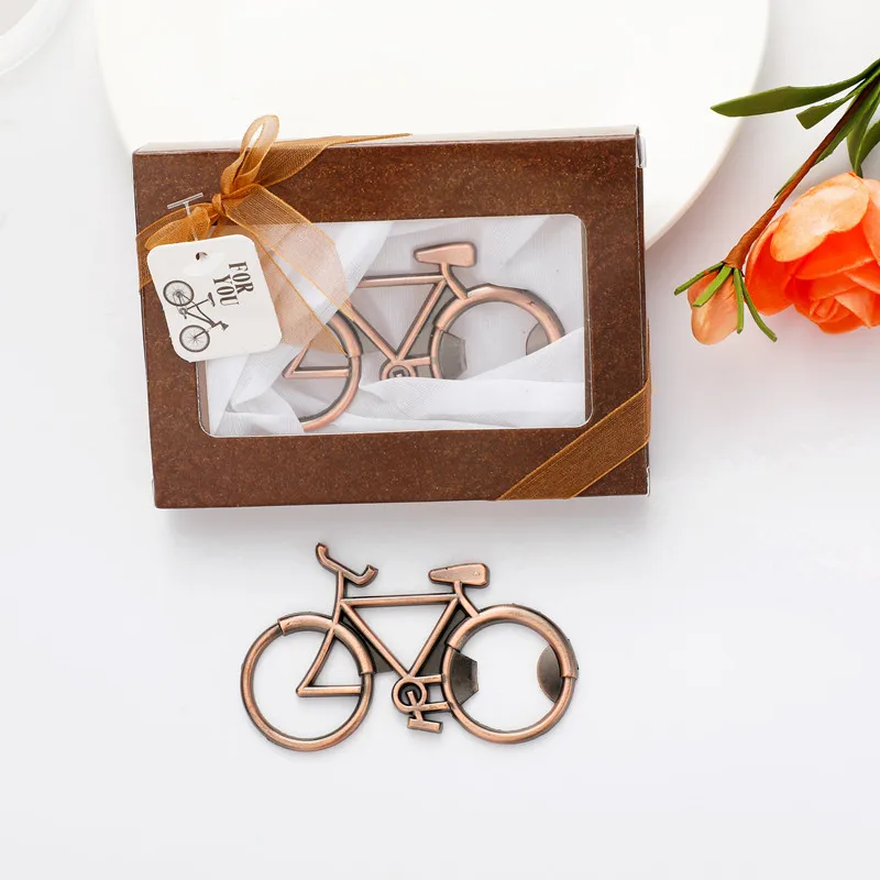 25Pcs/lot Creative Outdoor Wedding gifts of Bicycle bottle opener souvenirs for Bridal shower Party decorations and Bike openers