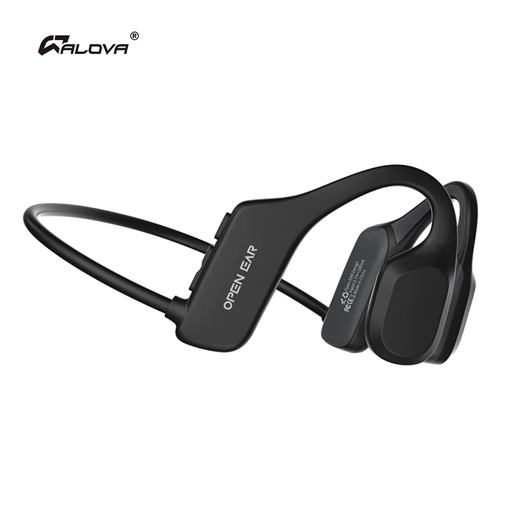 Neckband Sound Stereo Ear Hook Bluetooth Waterproof Bt Wireless Sport Bone Conduction Headphones Earphones Headset