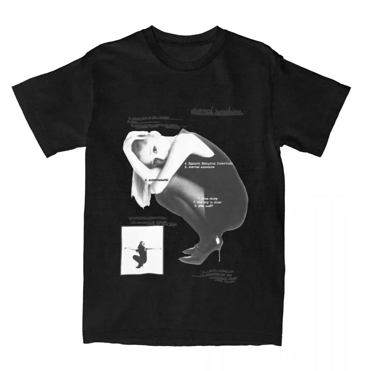 Vintage Eternal Sunshine Album Graphic Tee Cotton Mens Womens T-Shirt Summer Streetwear