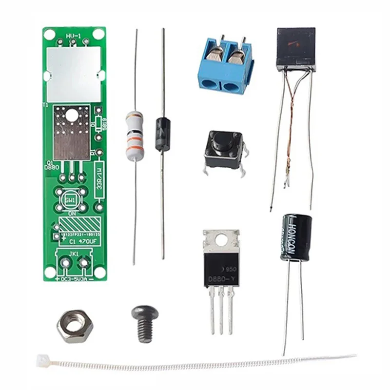 Bogenbeleuchtung Zigarettenanzünder lose Teile DIY elektronisches Feuerzeug-Kit Hochspannungsfeuerzeug zur Herstellung von DIY-Kit
