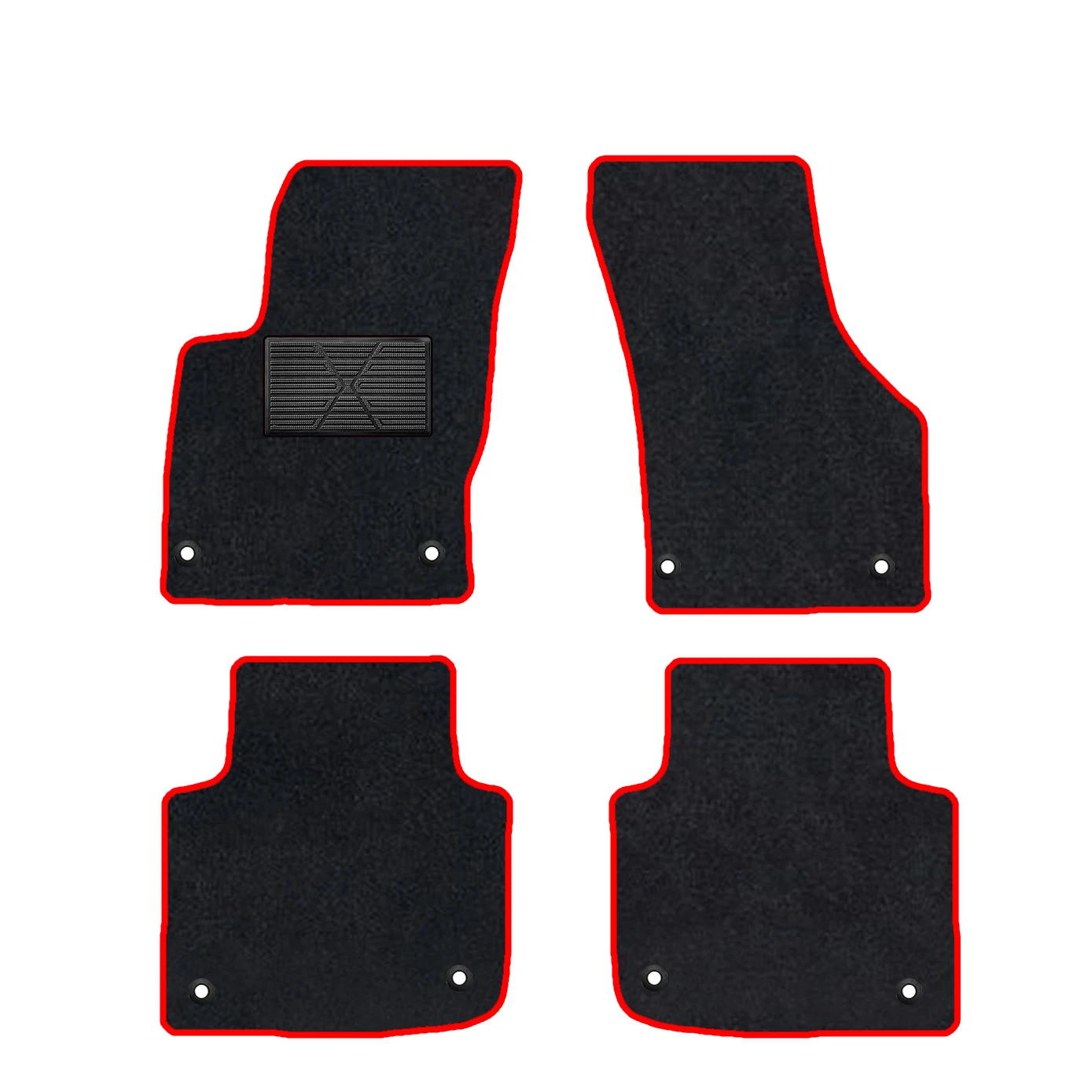 

Car Mats With Buttons For Volksvagen Passat B8 2015-2022 Rear row bridge 28cm Waterproof Non-Slip Car-Specific Mats Floor Mats