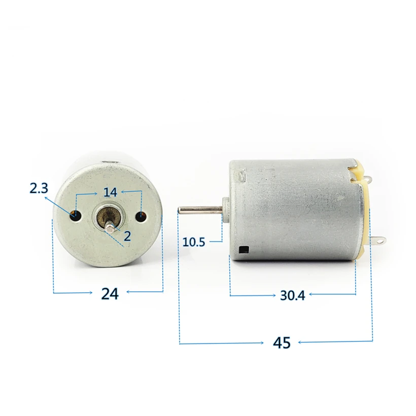 280 DC Motor High Speed Strong Magnetic Toy Tank Boat Car DIY Motors 3-12V 5000-20800RPM Electric Machinery Tool 10pcs