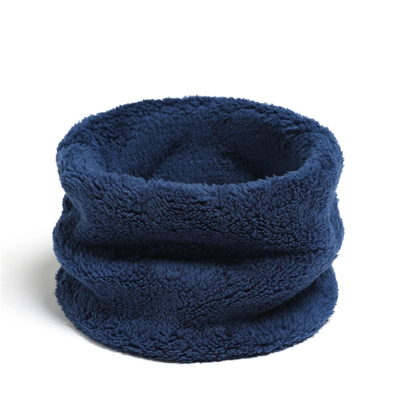 Cashmere Warm Collor Ring sciarpa invernale Solid Plush Thick Outdoor Sports uomo donna bambini fazzoletto da collo maschera a pieno facciale