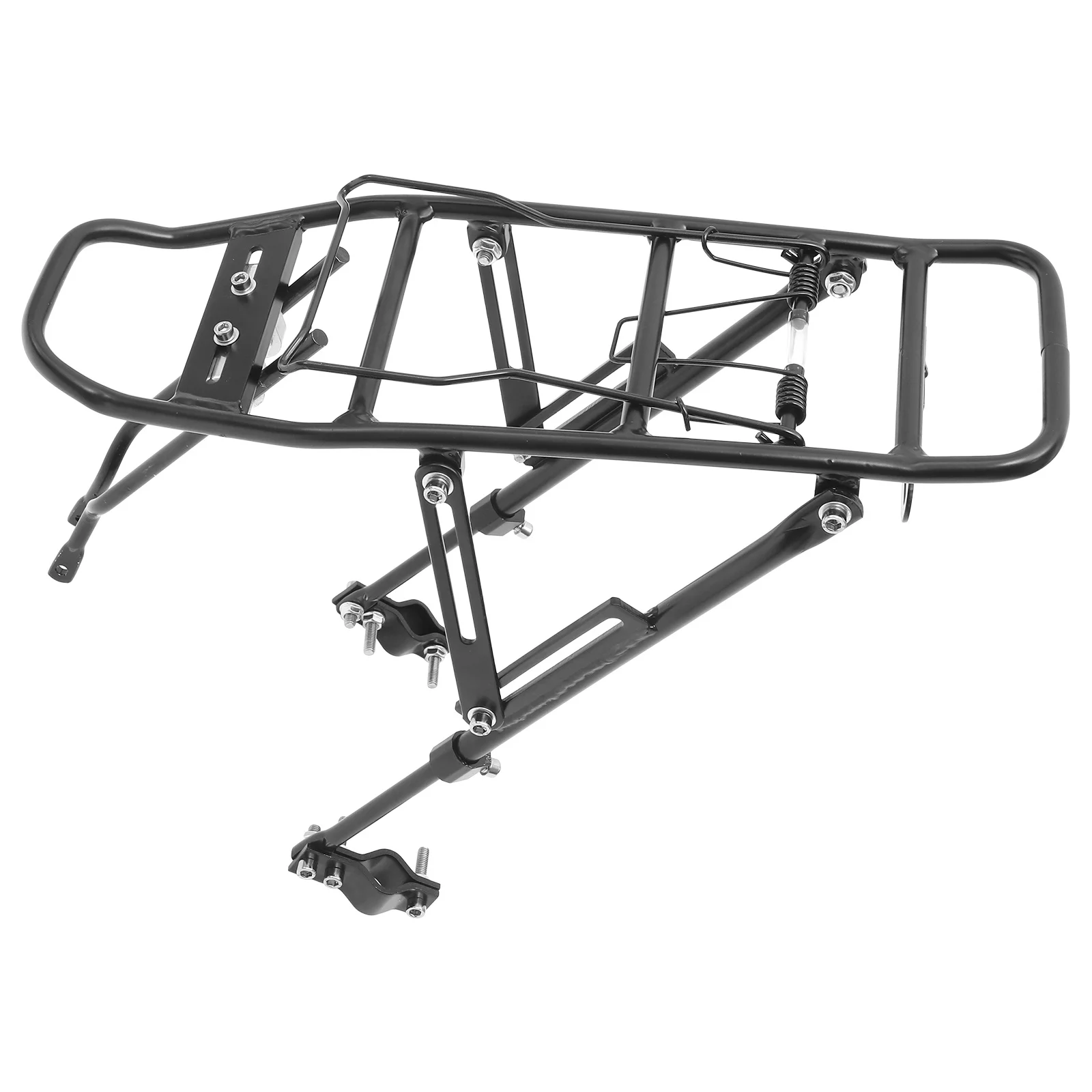 Porte-bagages arrière en alliage d'aluminium, réglable, universel, robuste, pour cyclisme, cargo, adapté à la plupart des vélos, sacoches, sacs à dos