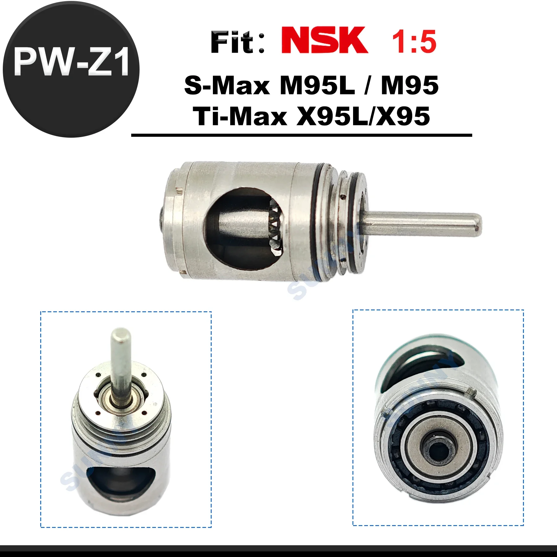 

Dental Low Speed Cartridge Rotor For NSK 1:5 Handpiece S-Max M95L/M95 Ti-Max X95L/X95 Low Speed Handpiece Accessories