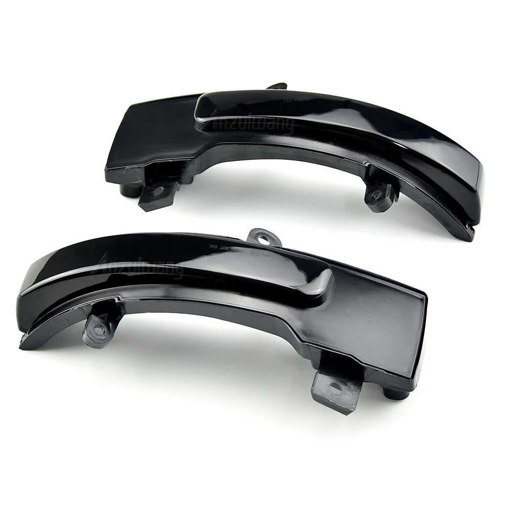 For Mitsubishi Outlander 2010-2018 2019 2020 Side Mirror Flowing Water Blinker Flashing Light 2pcs LED Dynamic Turn Signal Light