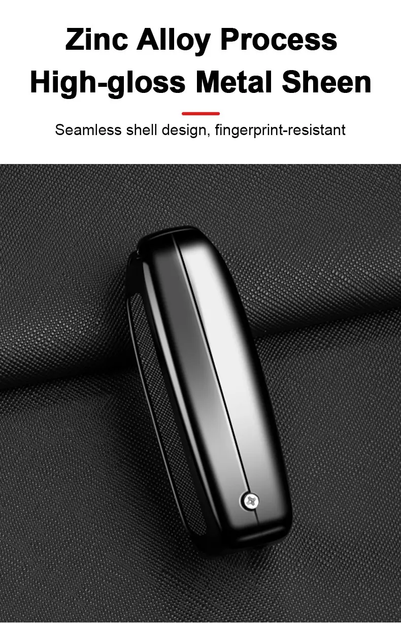Metall-Schlüsselhülle für LADA Vesta Granta XRay Kalina Priora Sedan Sport und Renault Fluence Clio Megane Leder-Schlüsselhülle – Detail 4