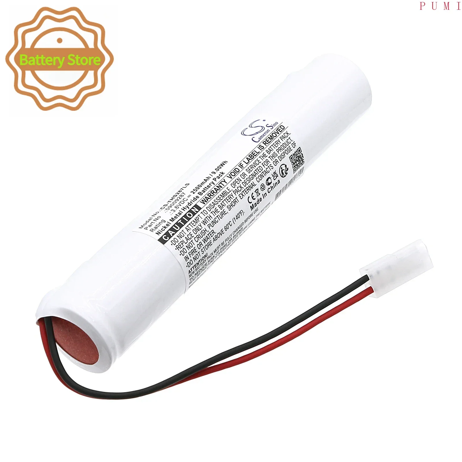 CS Replacement Battery for Thorn Voyager Solid E3D PN:59009287 2500mAh / 9Wh