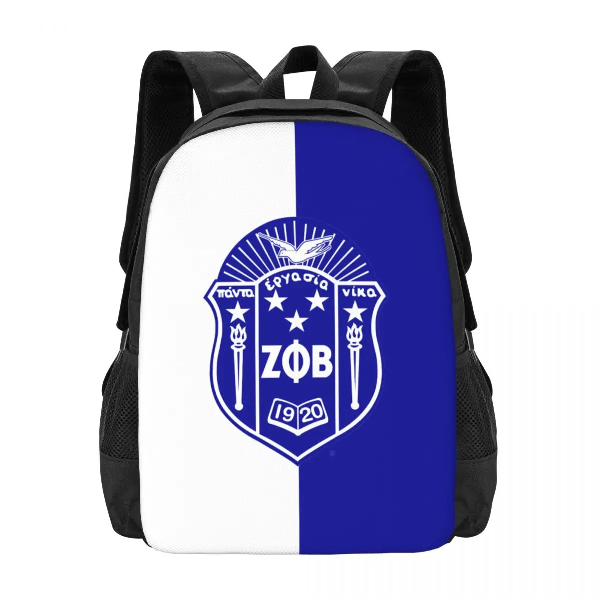 

Zeta Phi Beta ZPB Sorority Travel Laptop Backpack, Business College School Computer Bag Gift for Men & Women